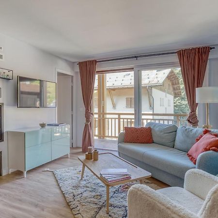 Rare ! Appartement Renove Dans Le Village Pieton De Megeve Megève Exterior foto